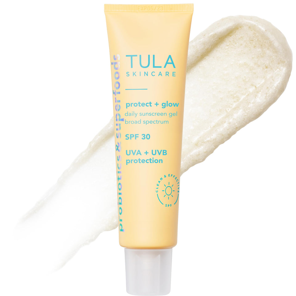 TULA front packaging showing SPF 30 and supersize 3.38 oz benefits