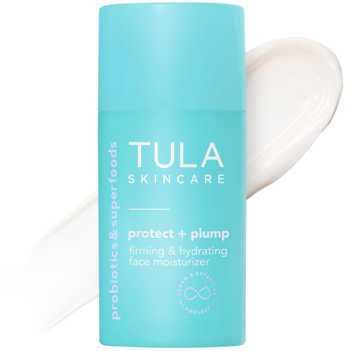 TULA jar front view showing brand and neat packaging benefit: clear identification