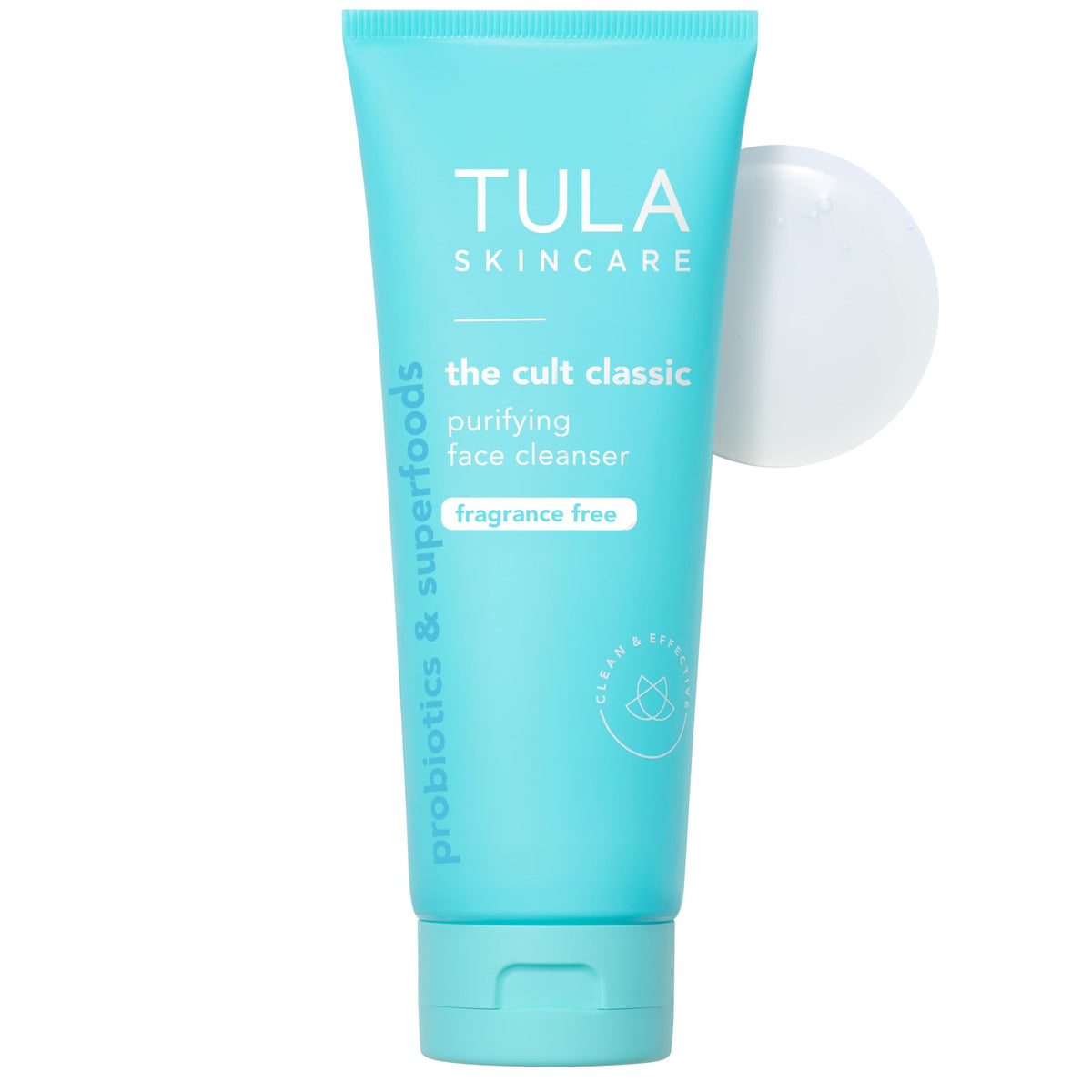 TULA front packaging showing bottle and brand for clear product identification and confidence
