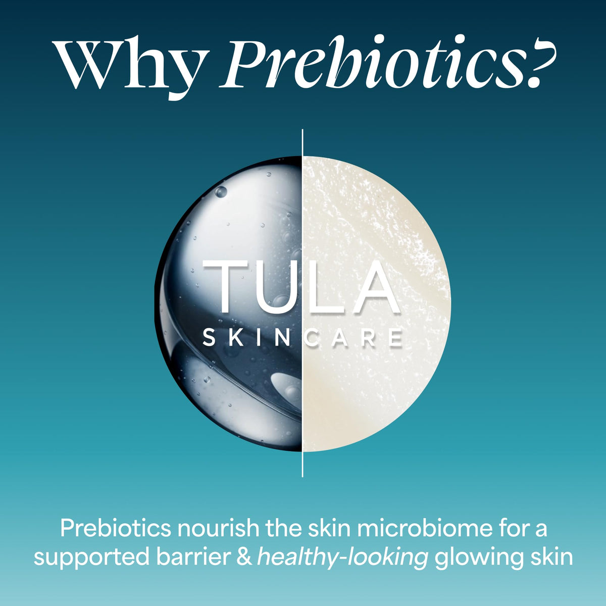 TULA label detail focusing on ingredient callouts and clean branding
