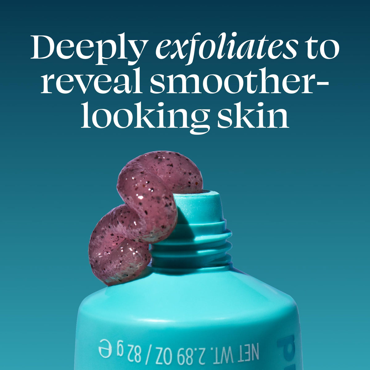 TULA pile of pink salt and volcanic sand ingredients, emphasizes natural exfoliants benefit