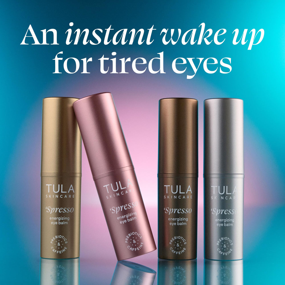 TULA Spresso in hand showing compact 0.35 oz size and easy portability