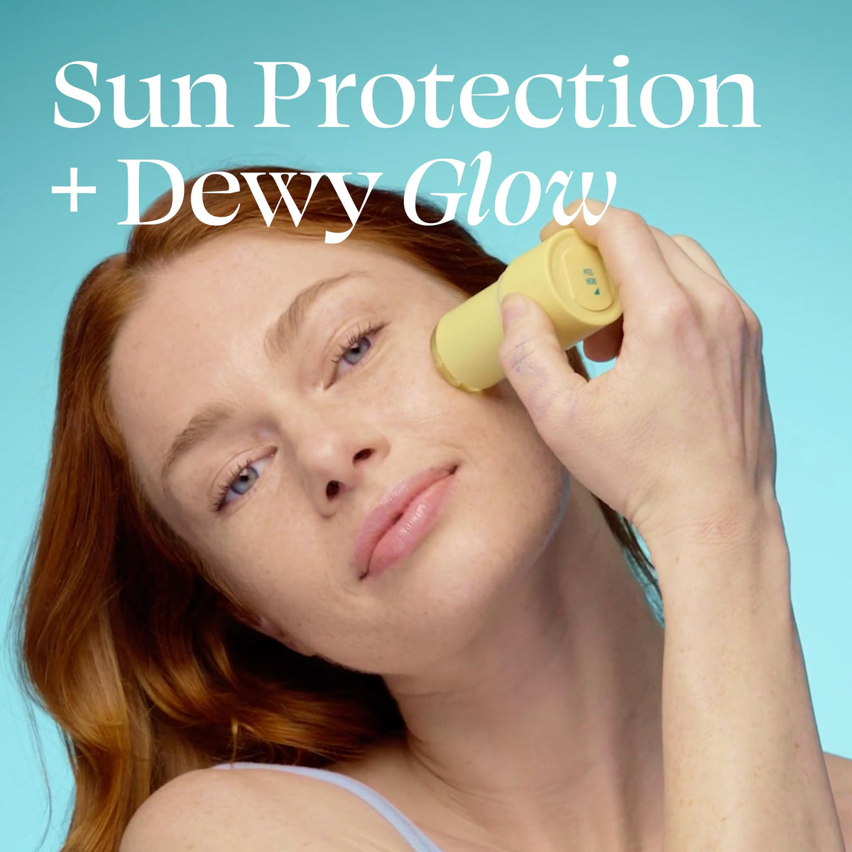 TULA stick open with gel tip, demonstrating easy mess-free application