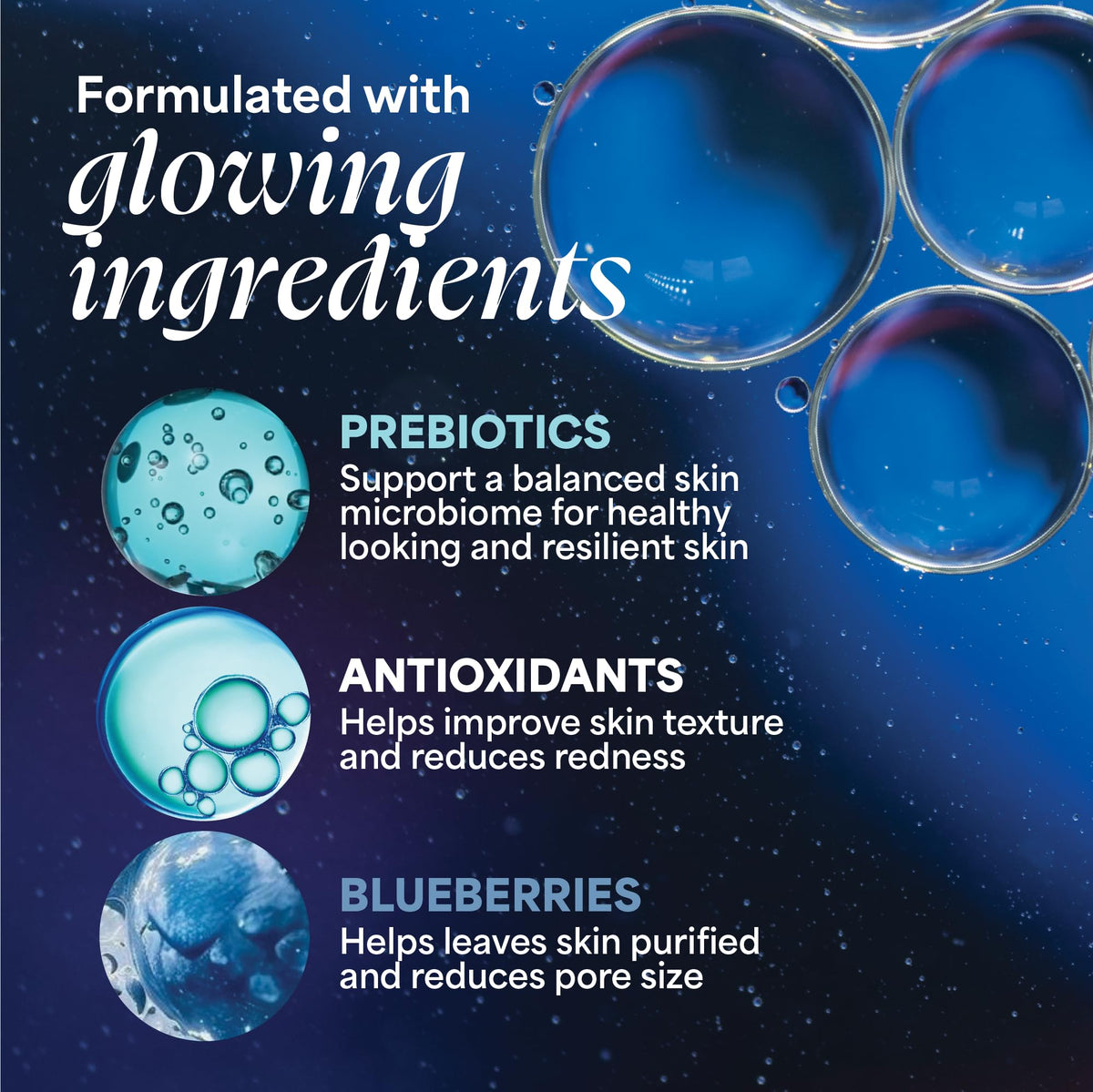 TULA gel texture close-up revealing lightweight hydrating consistency