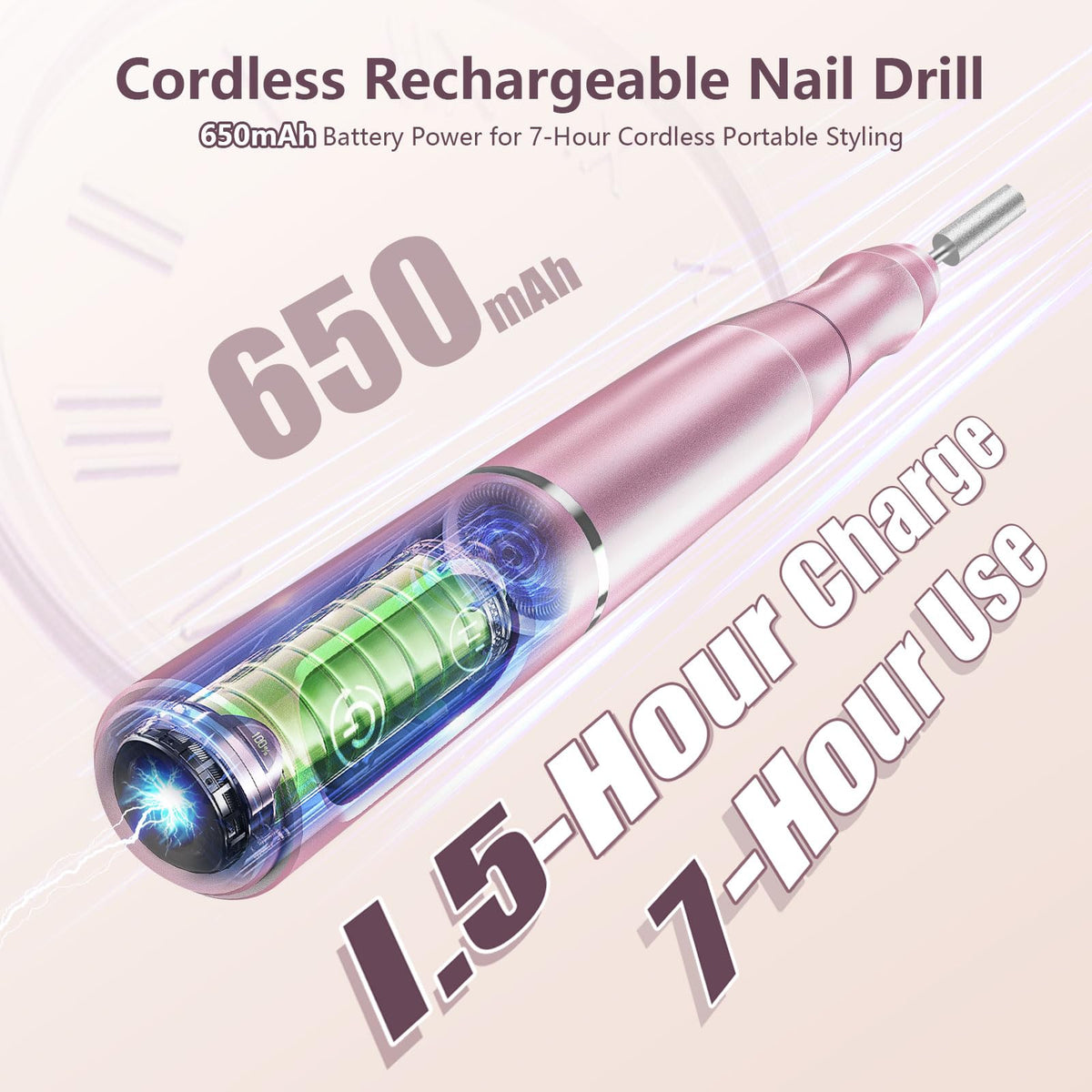 TUOBEO handpiece close-up highlighting ergonomic grip for steady control