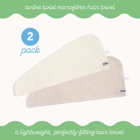 Turbie Twist detail of button and loop fastening for secure wear
