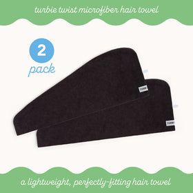 Turbie Twist twist-and-loop closure detail for secure fit