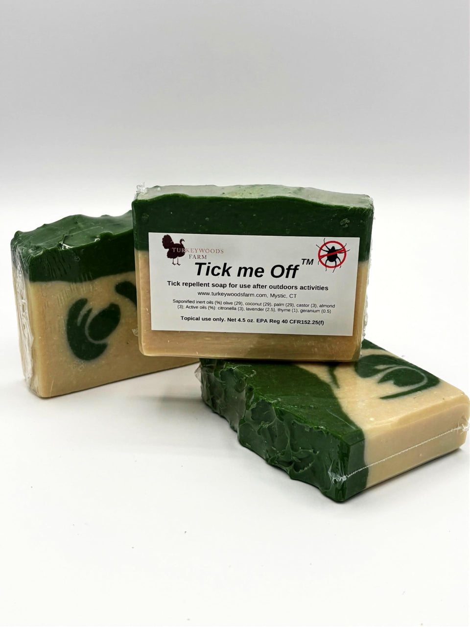 Turkeywoods Farm Green Cap front packaging showing turkey logo and large bars benefit visible authenticity