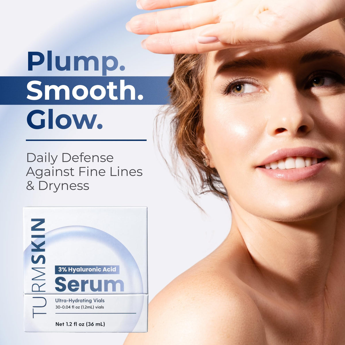 turmskin close up of a single PE vial highlighting hygienic design and quick application