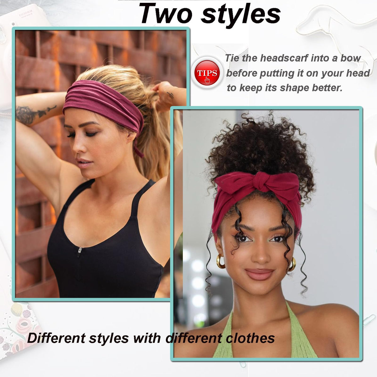 TuTive detailed knotted front style demonstrating adjustable tie and secure hold for active use