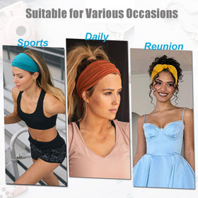 TuTive headband held in hand for size comparison showing 27.5 inch length and adjustable versatility