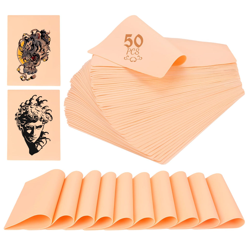 TUXIYA front packaging showing 50pcs practice skins and value for artists