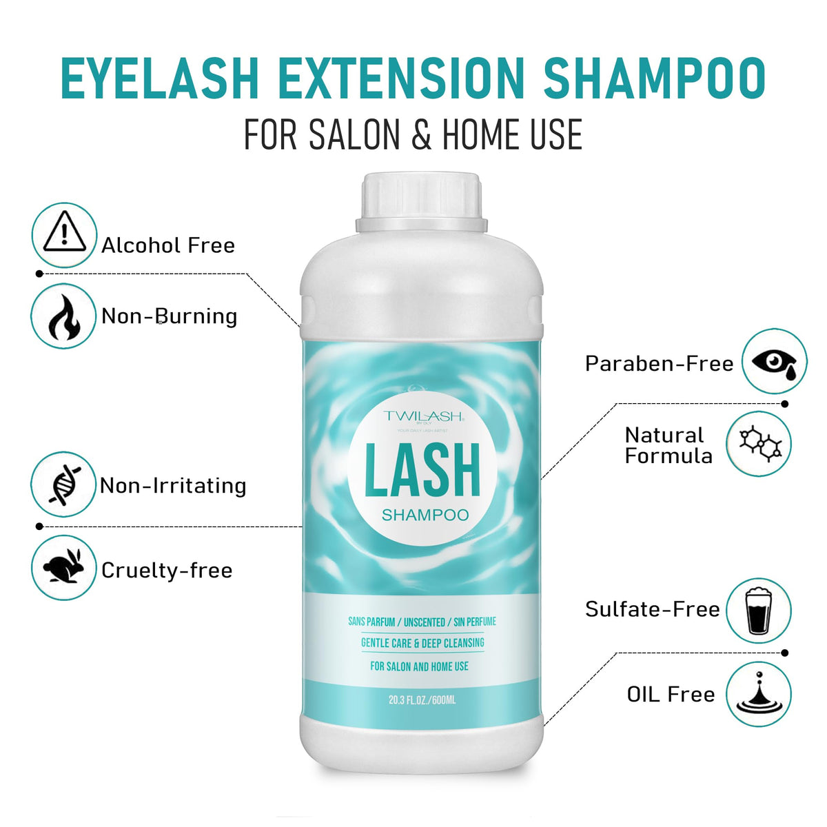 twilash by dly application with microbrush demonstrating safe extension cleaning