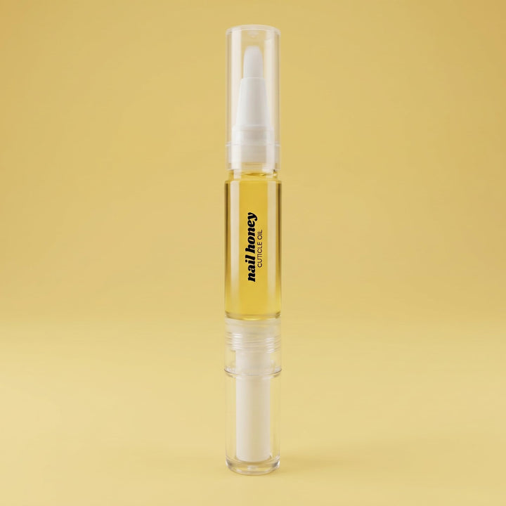 Twinkled T Nail Honey front packaging showing pen and label, easy travel benefit