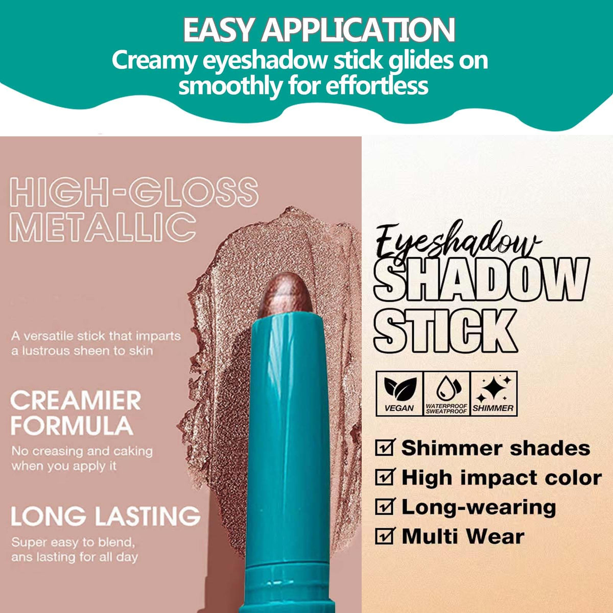 TWLBXMG applied on eyelid illustrating smooth blend and natural luminous finish