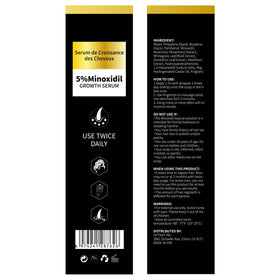 Two-bottles pack of 2 boxed minoxidil set ready for storage or travel