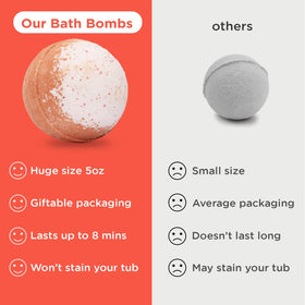 Two Sisters bath bomb held in hand for size comparison, ideal for toddlers