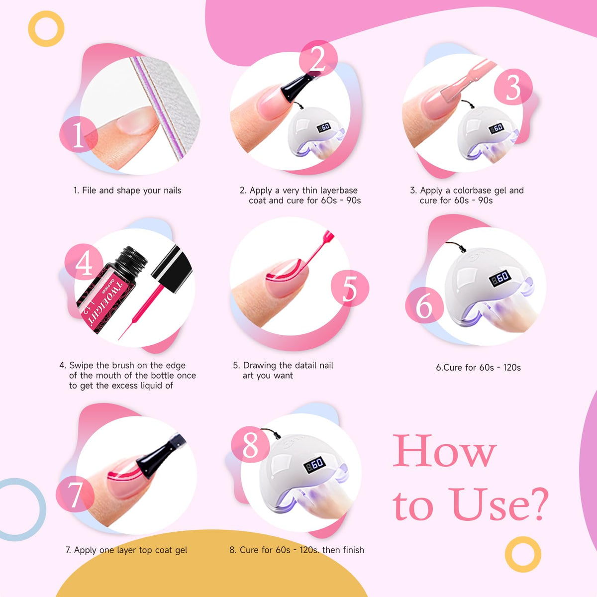 TWOEIGHT woman painting nails at home demonstrating easy DIY salon-quality results