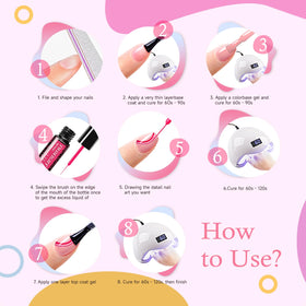 TWOEIGHT woman painting nails at home demonstrating easy DIY salon-quality results