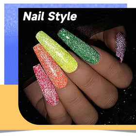 TWOEIGHT glitter texture macro displaying reflective particles for high shine