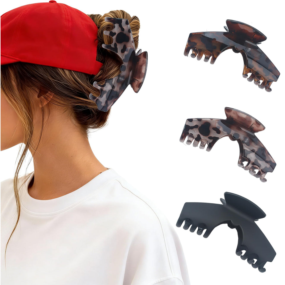 Twoheadpig front packaging showing large hat hair clip and brand benefit long-lasting