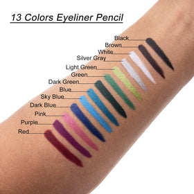 TWOMODE all 13 pencils laid flat displaying color range benefits