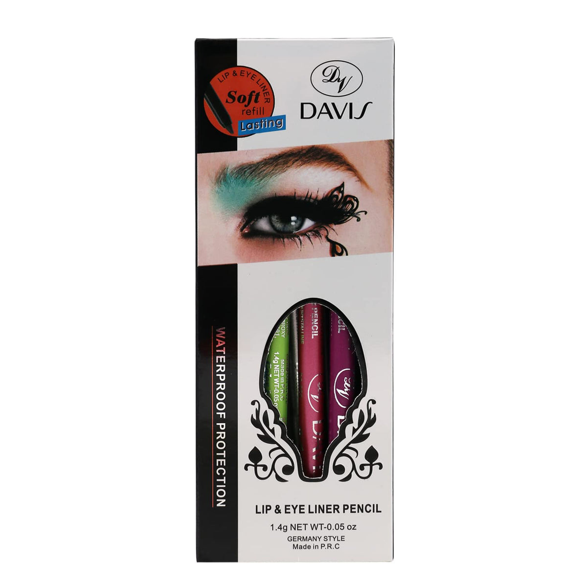 TWOMODE pencil used as lipliner for neater lipstick application