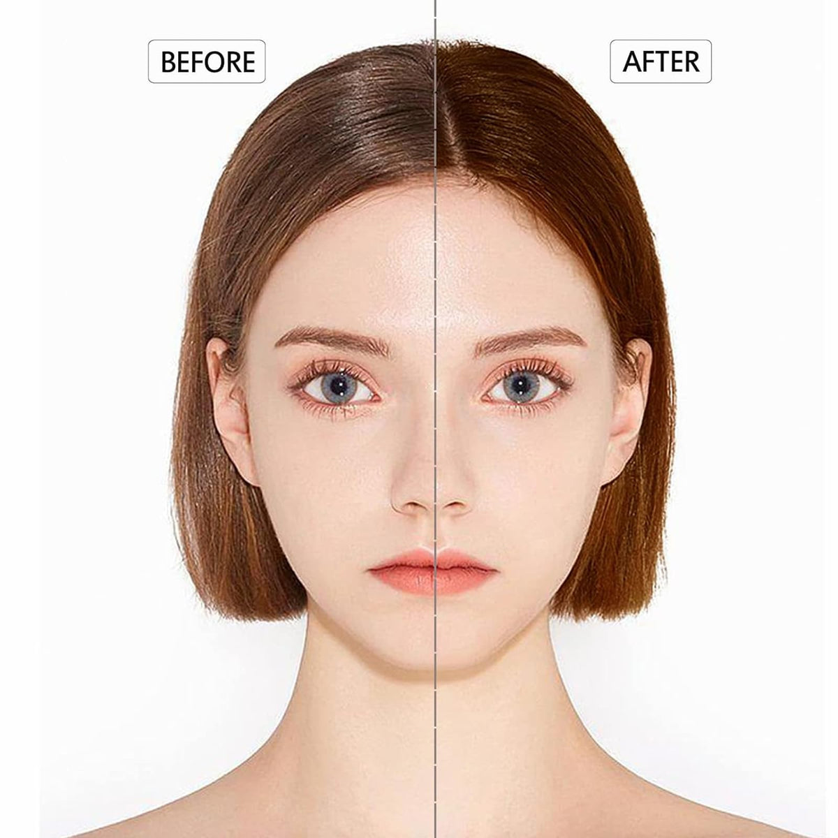 TYAYW shampoo texture pouring to show creamy pigment and consistency