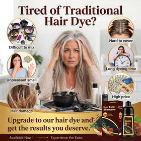 TYAYW dark brown shampoo creamy texture pour highlighting easy application