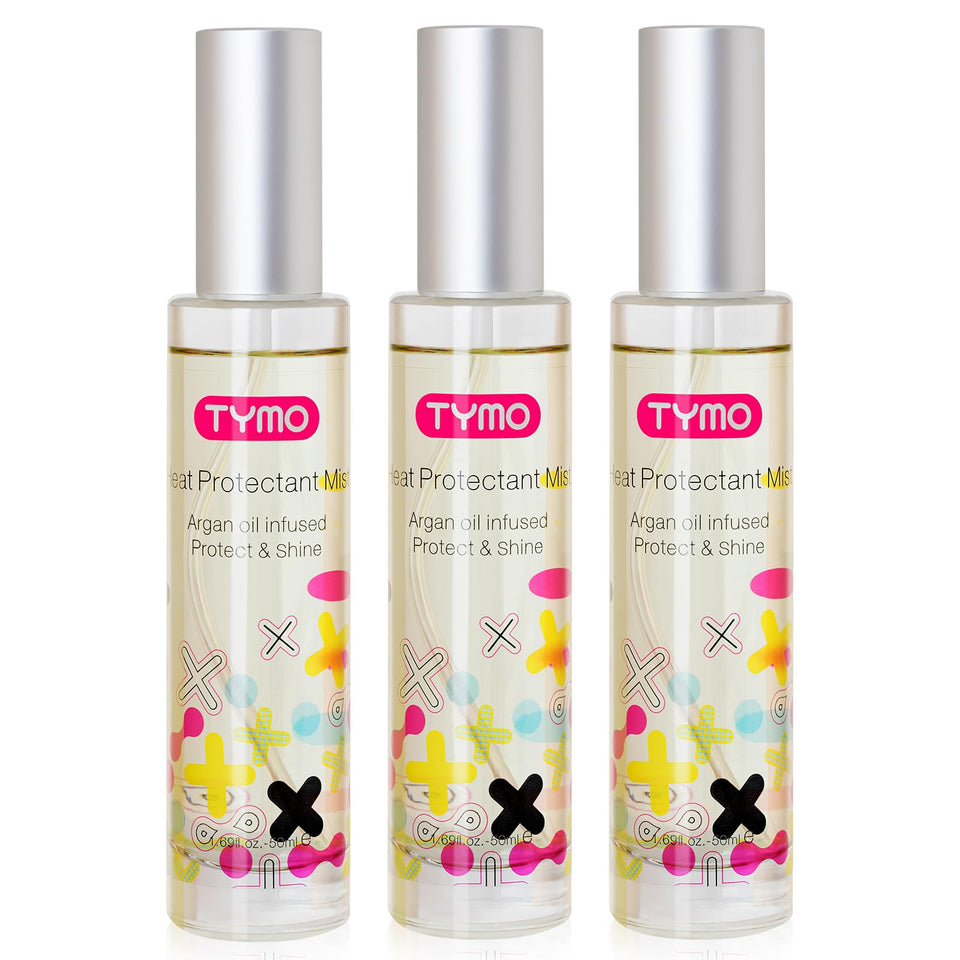 TYMO front packaging spray showing sleek glass bottle and label for easy identification and use