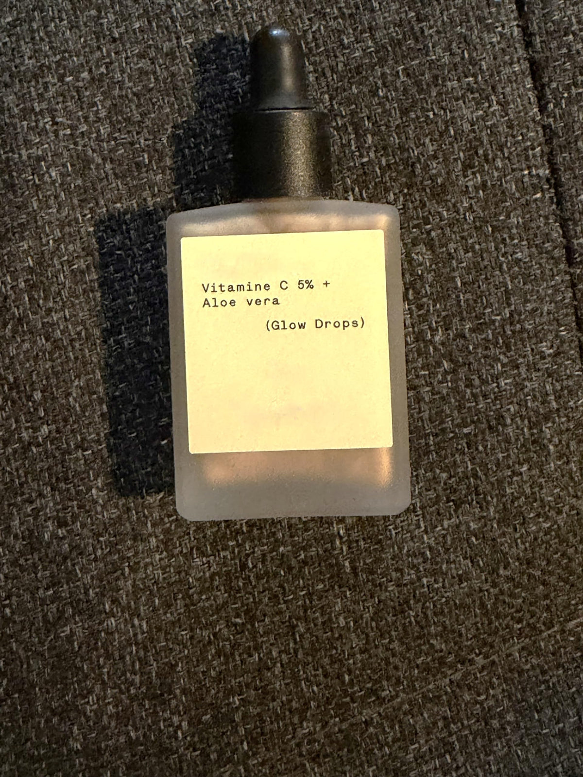 Typology Glow Drops texture close-up revealing lightweight serum finish