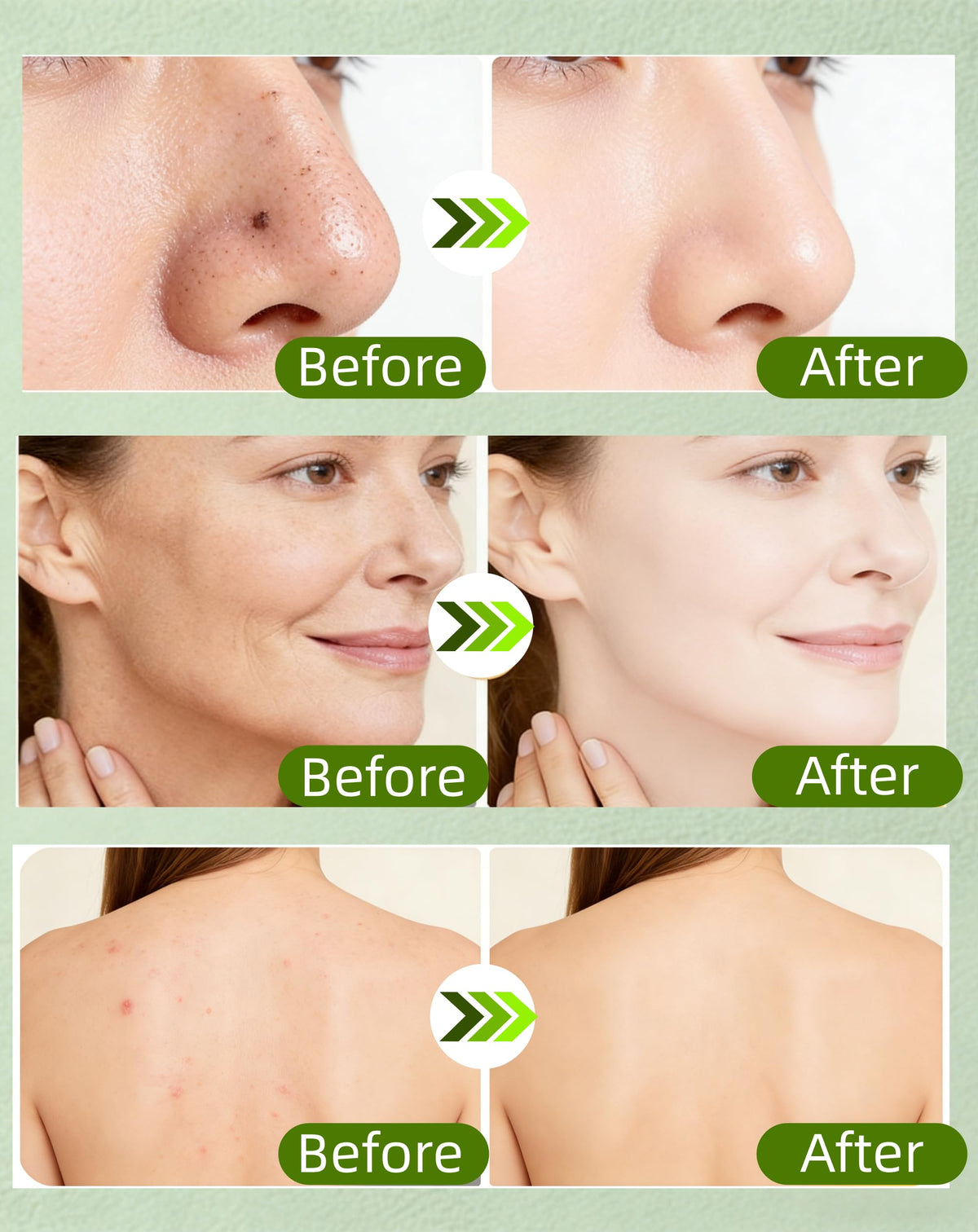 TZUNAKI ampoule next to hand showing portable size benefit