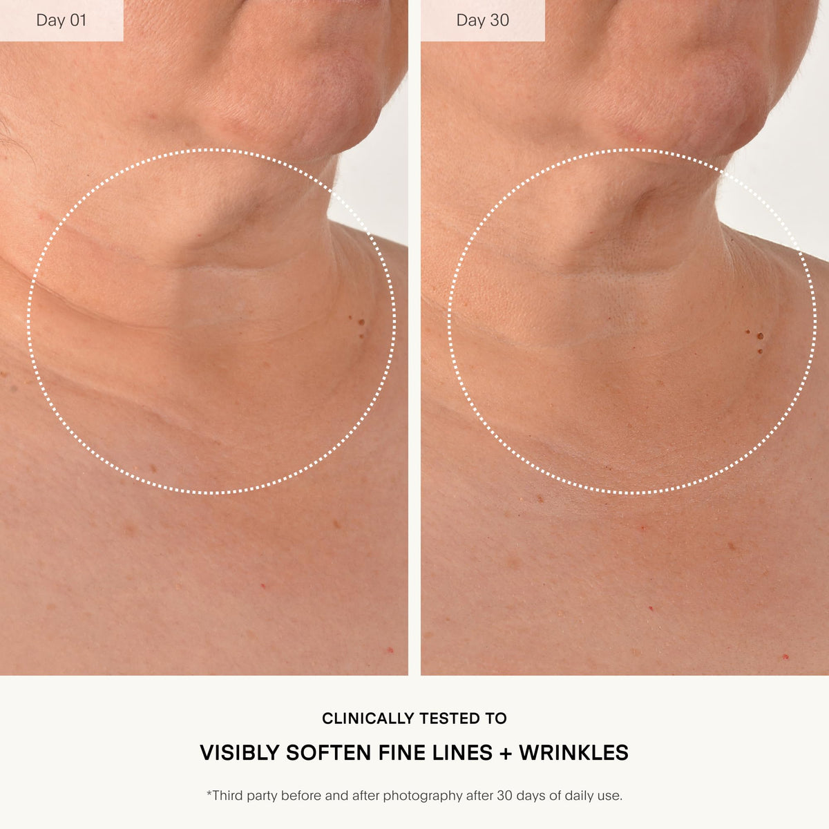 U Beauty concentrate texture close-up showing lightweight, fast-absorbing finish