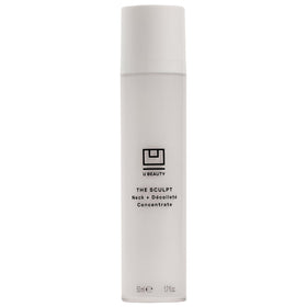 U Beauty product front packaging showing elegant bottle and benefit