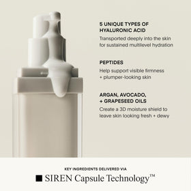 U Beauty cream spread on hand demonstrating quick absorption and softness