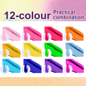 U-Shinein close-up gel texture displaying smooth silk-like formula for easy blending