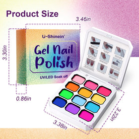 U-Shinein lifestyle tabletop nail art session showing faster workflows and creative results