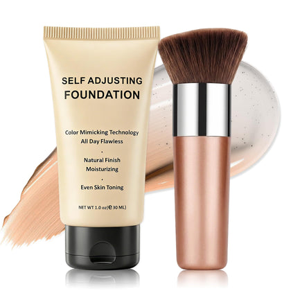 UAOE bottle front view showing 02 Medium and brush, lightweight hydration benefit