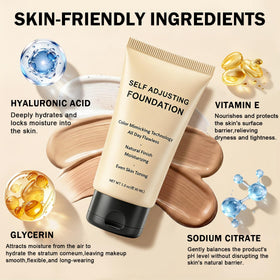 UAOE product label and ingredient panel, emphasizes skincare-infused formula