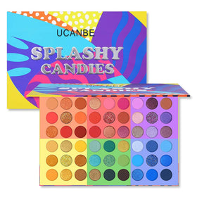 UCANBE palette front view showing all 54 colors and compact design for variety