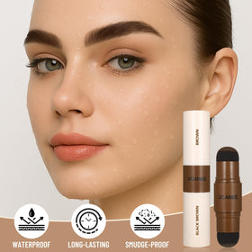 UCANBE double-ended brush and razor for shaping and blending