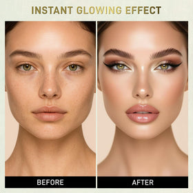 UCANBE dual-ended brushes included for precise eye and face application