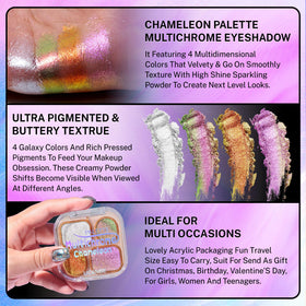UCANBE close-up of pan texture revealing creamy shimmer and high-reflective pigments