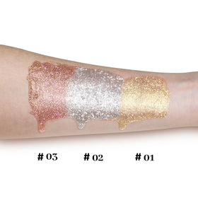 UCANBE Champagne Gold close-up of liquid texture displaying smooth hydrating shimmer