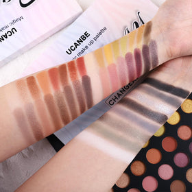 UCANBE close-up of matte texture showing smooth blendability and rich pigment payoff