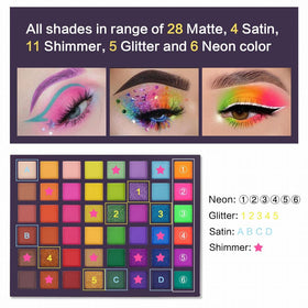 UCANBE shimmer and glitter textures close-up highlighting luminous, high-impact shine