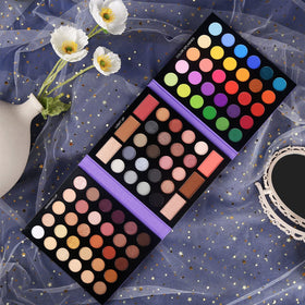 UCANBE finished eye makeup using palette, versatile look inspiration