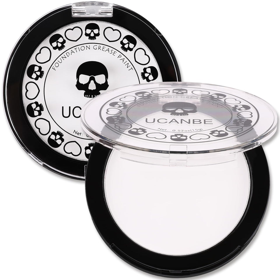 UCANBE compact jar front view showing product and label for clear identification
