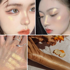 UCANBE used for hair shimmer accents adding subtle metallic sheen