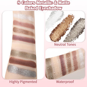 UCANBE in-use application on eyelid demonstrating easy blending and color payoff
